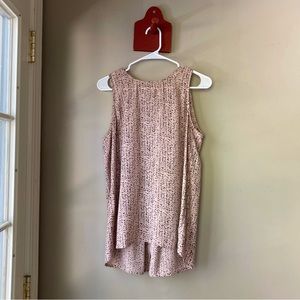 Loft Tan & Black Printed Lightweight Tank Top M